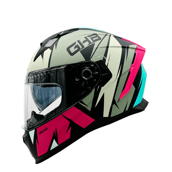 CASCO GHB M-69 TWISTED GRIS ROSA MATE - Imagen 3