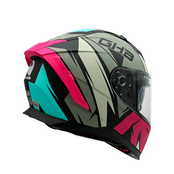 CASCO GHB M-69 TWISTED GRIS ROSA MATE - Imagen 5