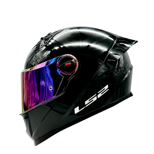 CASCO LS2 FF816 COSMOS NEGRO VISOR TORNASOL