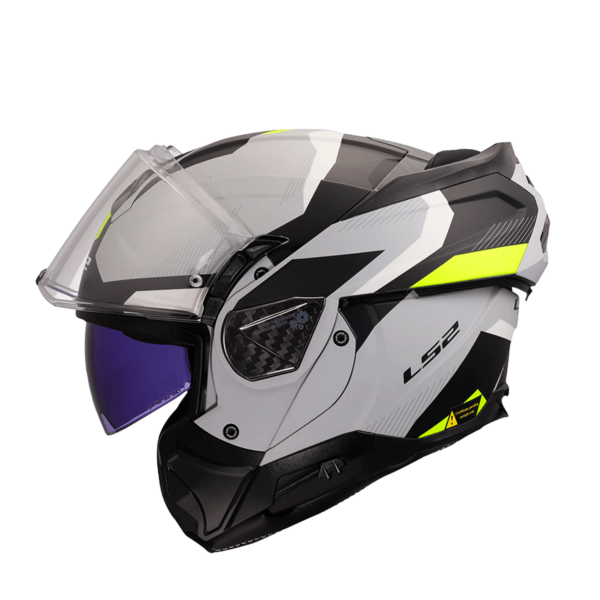 CASCO LS2 FF910 ADVANT II TRIPLE GRIS MATTE - Imagen 5