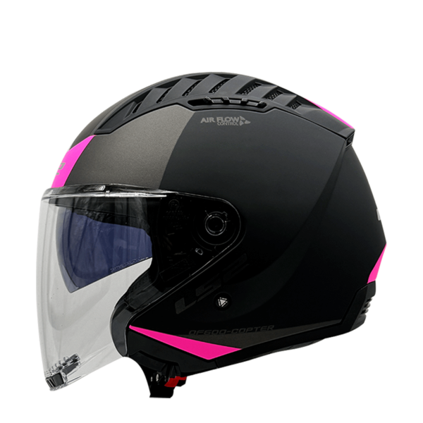 CASCO LS2 OF600 COPTER II URBANE NEGRO MORA MATTE