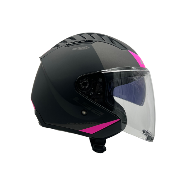 CASCO LS2 OF600 COPTER II URBANE NEGRO MORA MATTE - Imagen 4