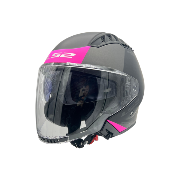 CASCO LS2 OF600 COPTER II URBANE NEGRO MORA MATTE