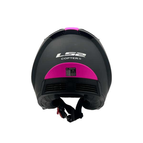 CASCO LS2 OF600 COPTER II URBANE NEGRO MORA MATTE - Imagen 3