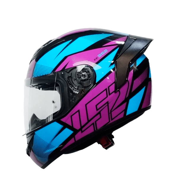 CASCO LS2 FF352 EVO AXTRO NEGRO AZUL MORADO