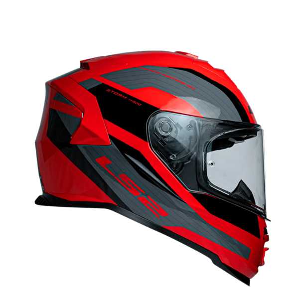 CASCO LS2 FF800 STORM II ROCKER ROJO GRIS - Imagen 5