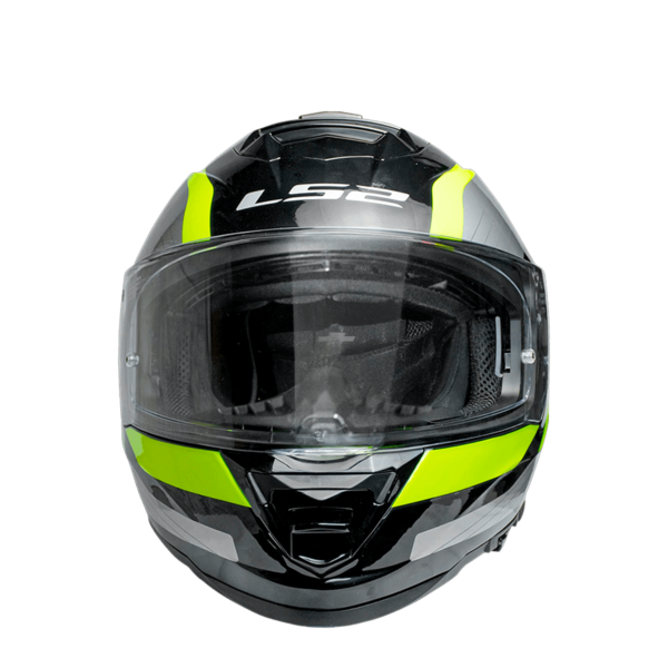 CASCO LS2 FF800 STORM II ROCKER SILVER AMARILLO - Imagen 3