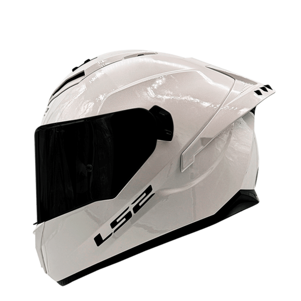 CASCO LS2 FF806 FUSION BLANCO BRILLANTE / VISOR NEGRO