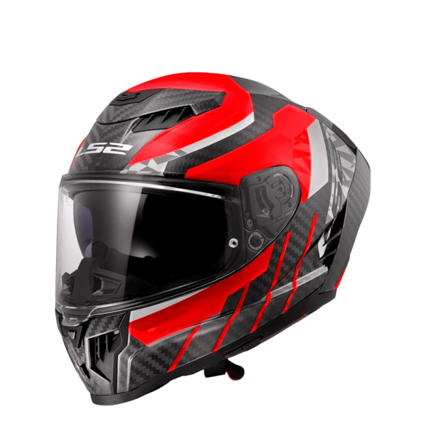 CASCO LS2 FF807 DRAGON C TRAX ROJO - Imagen 5