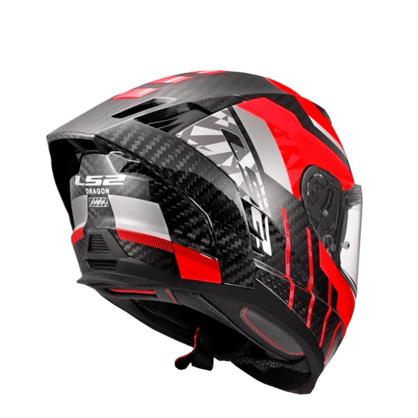 CASCO LS2 FF807 DRAGON C TRAX ROJO - Imagen 7