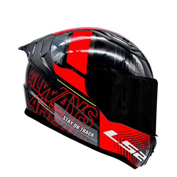 CASCO LS2 FF810 VIGO SHIFT JEANS TITANIO ROJO / VISOR NEGRO - Imagen 4