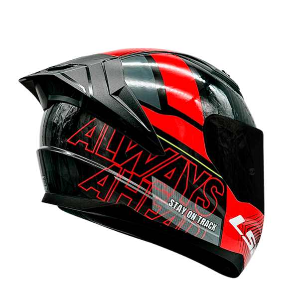 CASCO LS2 FF810 VIGO SHIFT JEANS TITANIO ROJO / VISOR NEGRO - Imagen 3