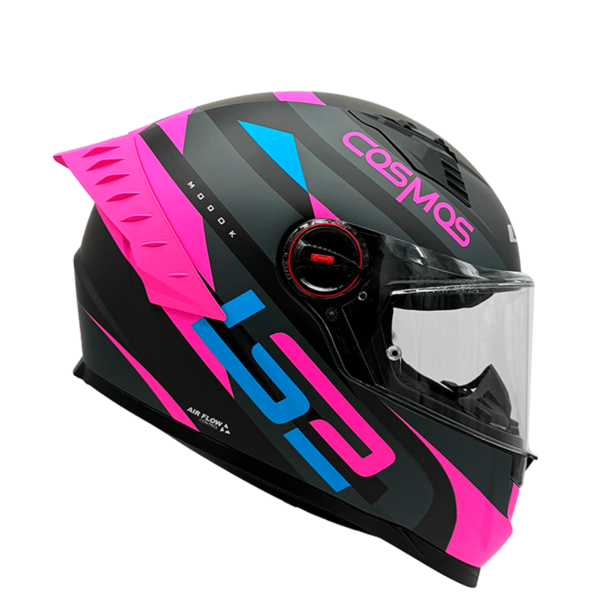 CASCO LS2 FF816 COSMOS MODOK NEGRO ROSA MATE - Imagen 4