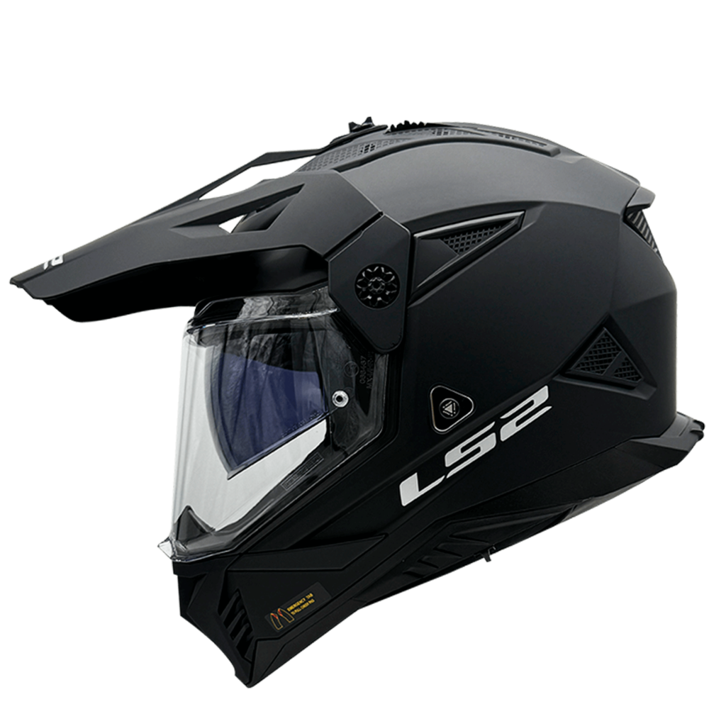 LS2 MX702 Pioneer II Crazy - Matte Black / Grey / Hi-Vis Yellow