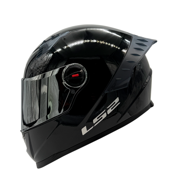 CASCO LS2 FF816 COSMOS NEGRO VISOR IRIDIUM GRIS - Imagen 3