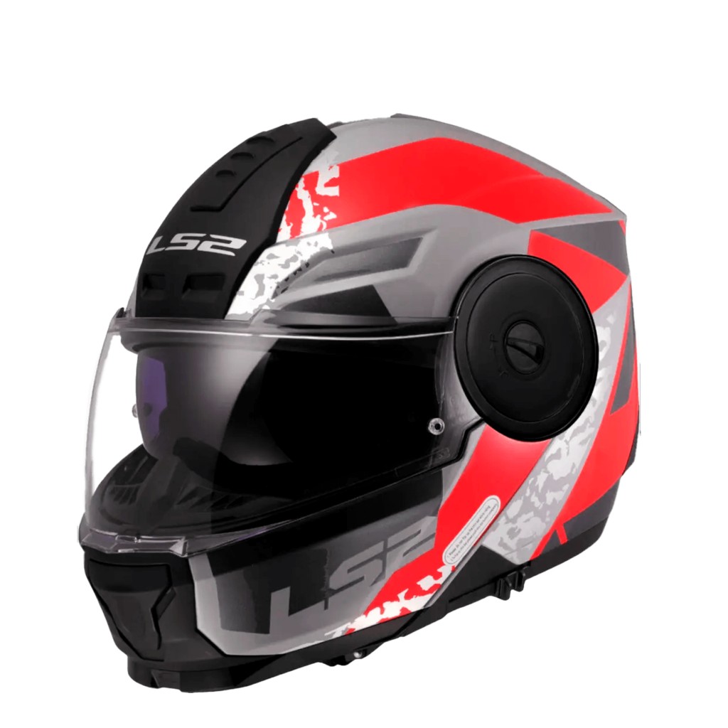 Scope II Gris Bleu Violet Casque Modulaire LS2 FF902 Scope II - Gris/bleu/ Violet - Lunettes Soleil Pinlock Inclus - Protection Max Confort Coolmax Protection HPTT Visière UV