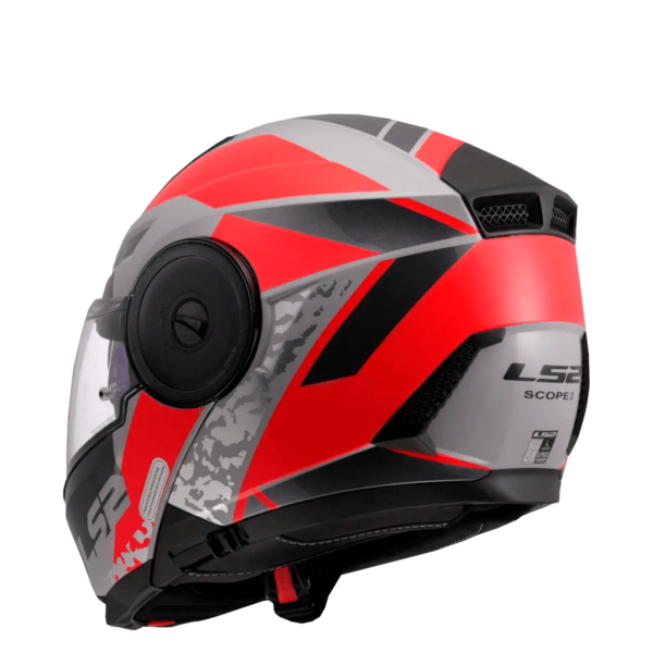 CASCO LS2 FF902 SCOPE II OXYD GRIS ROJO MATTE - Imagen 4