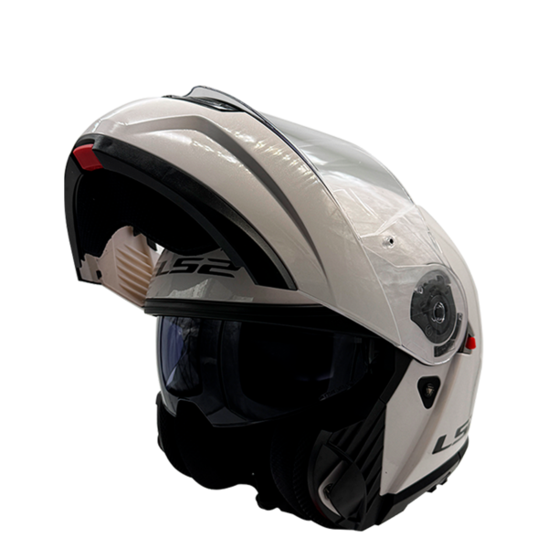CASCO LS2 FF908 STROBE II SOLID BLANCO - Imagen 4